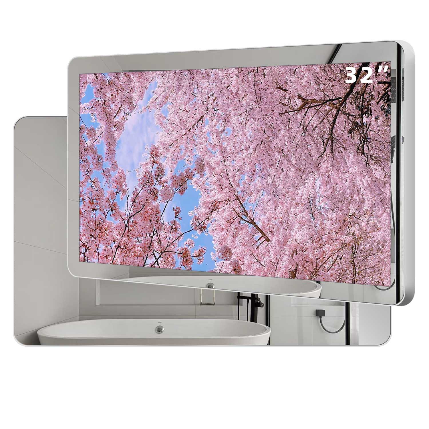 32'' Premium Rounded Edge Edition Waterproof TV - Silver
