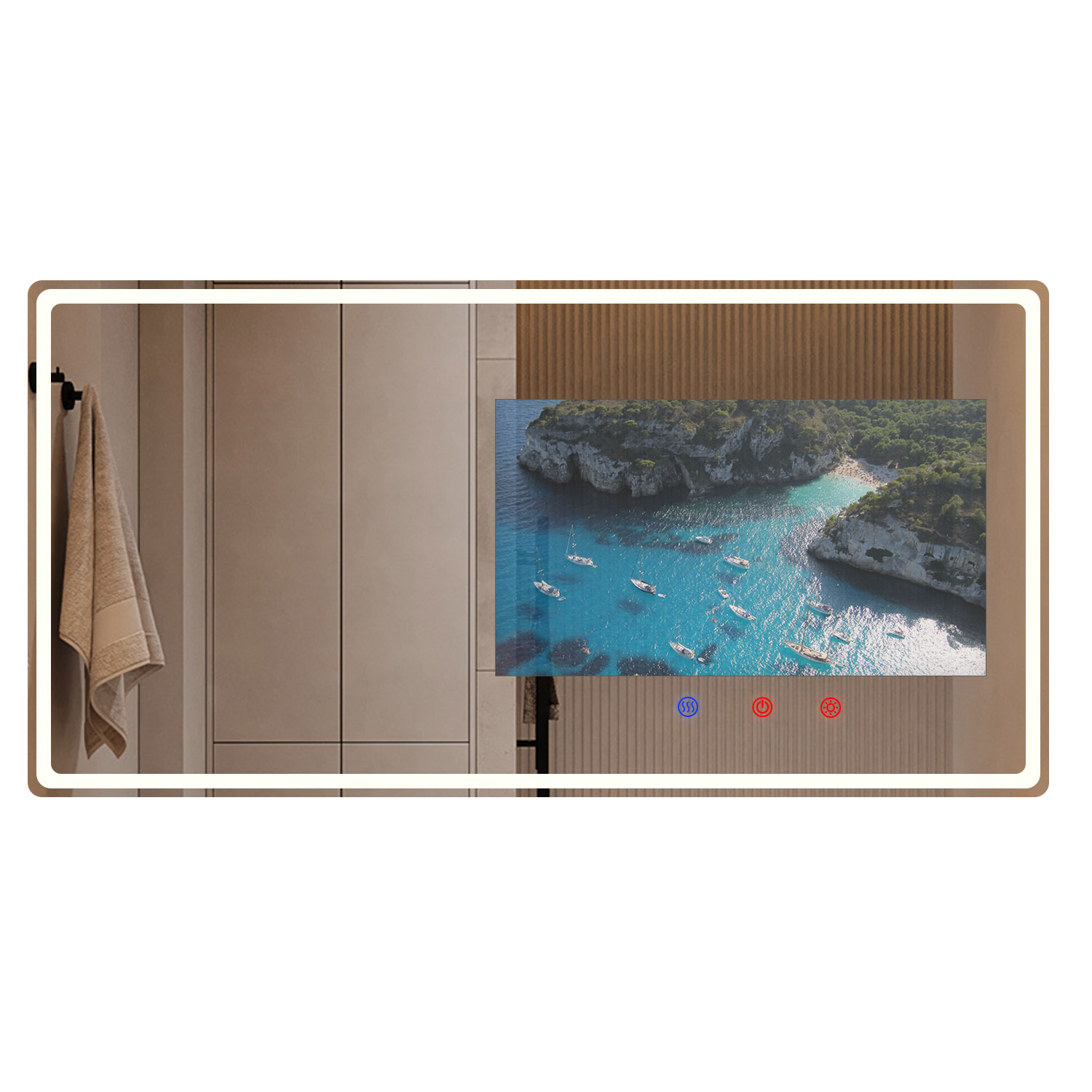 22"" CrystalView Magic Mirror – Ultimate Edition 500mm(H)* 990mm(W)